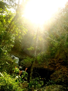 sun waterfall enterence