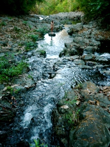 tara waterfall rock